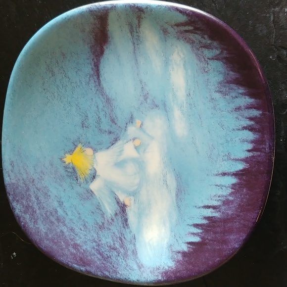Vintage Set of 4 give us angels mini plates - Picture 8 of 9